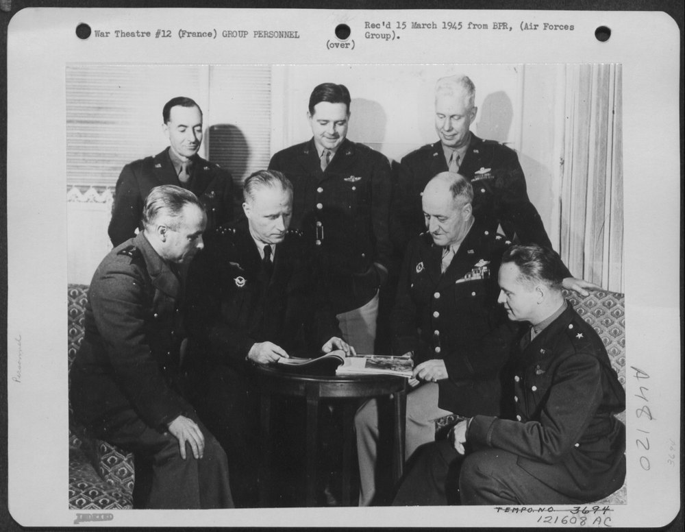 Generals at Franco-American meeting