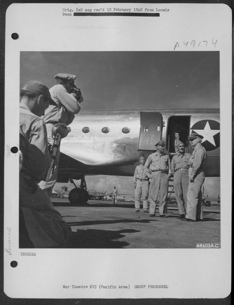 Generals at Pacific airbase