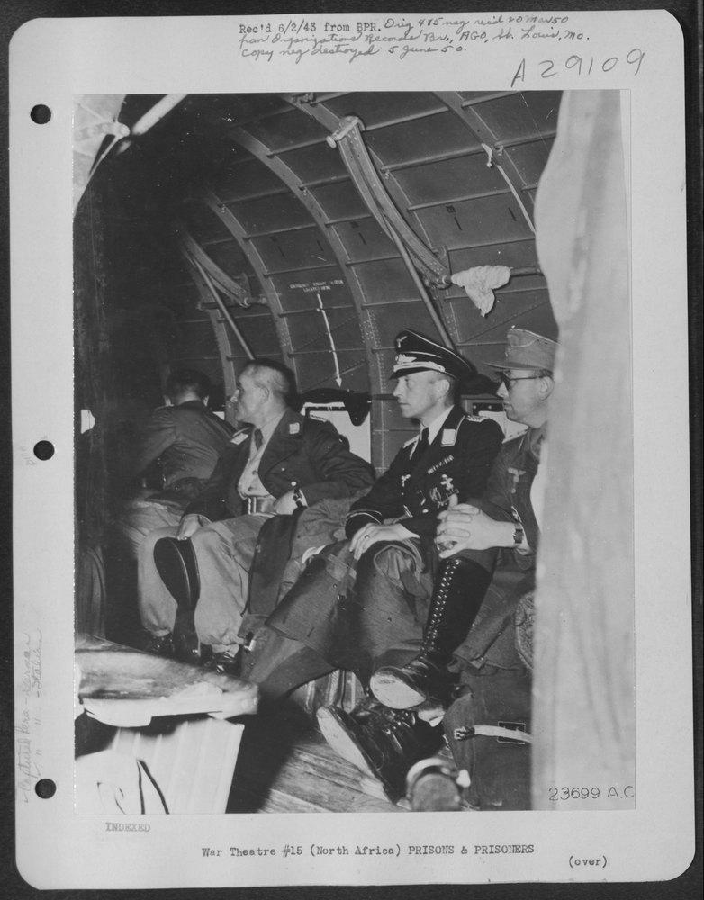 Generals in transport plane