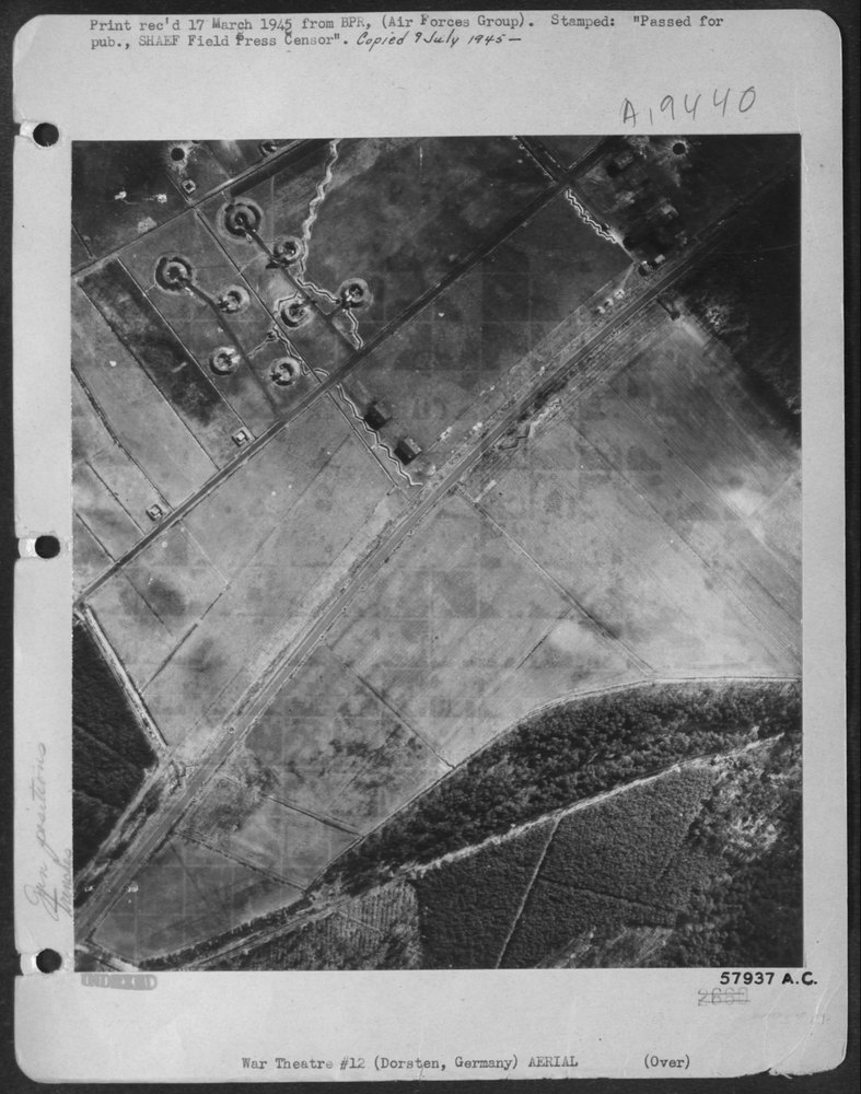 German Anti-Aircraft Concentration Belgium