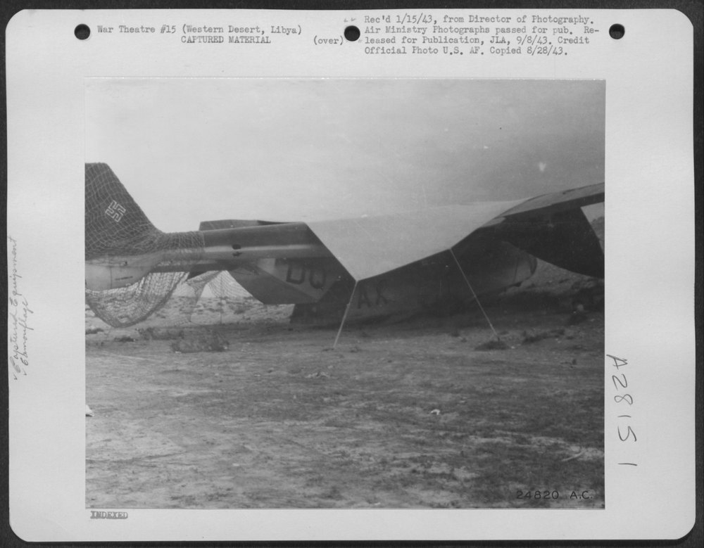German Cargo-Gliders in Western Desert