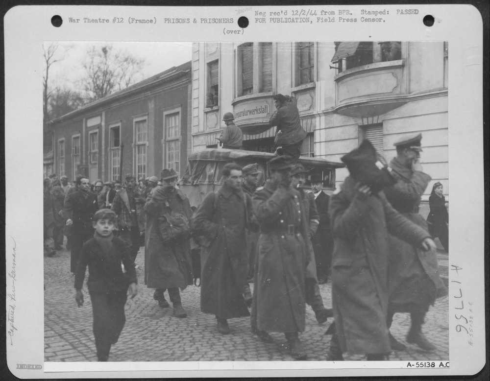 German defenders in Metz