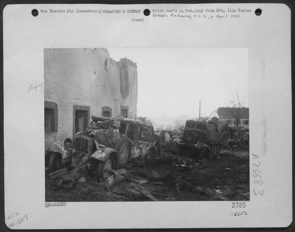 German Half-Tracks in Northern Luxembourg