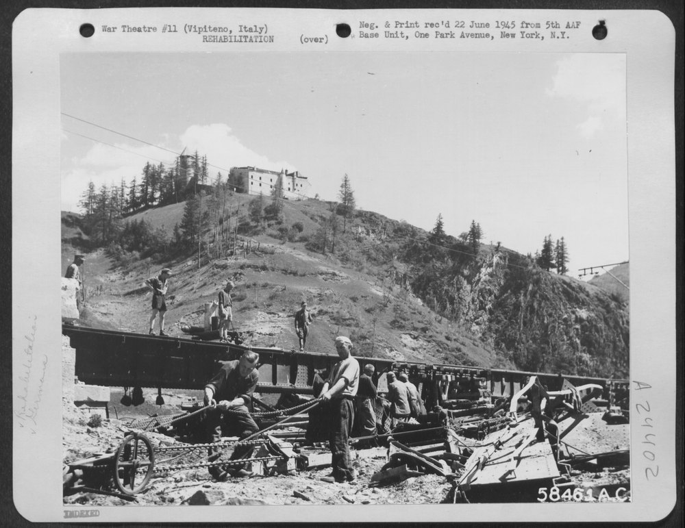 German laborers in Vipiteno