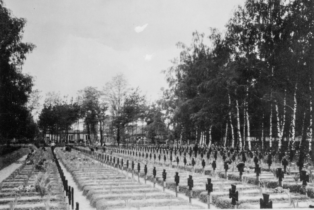 German Military Cemetery in Warsaw, Soldiers graves during the Polish Campaign of 1939