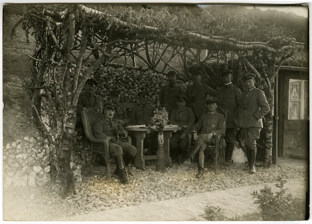 German military men in a group portrait