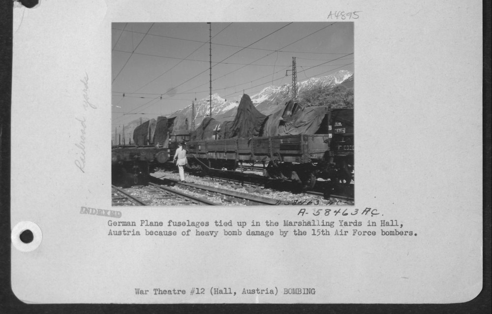 German Plane Fuselages In Hall Austria