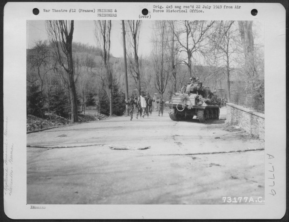German Soldiers Surrender In France