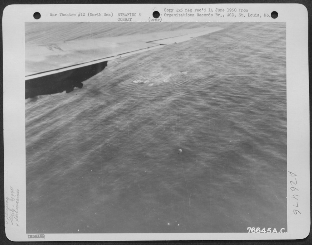 German submarine attacked in North Sea
