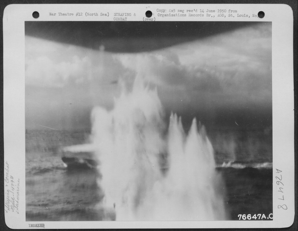 German submarine attacked in North Sea