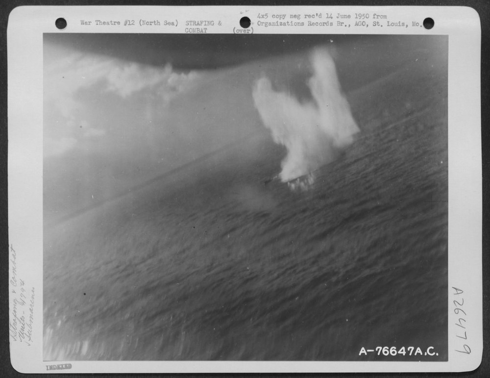 German submarine attacked in North Sea