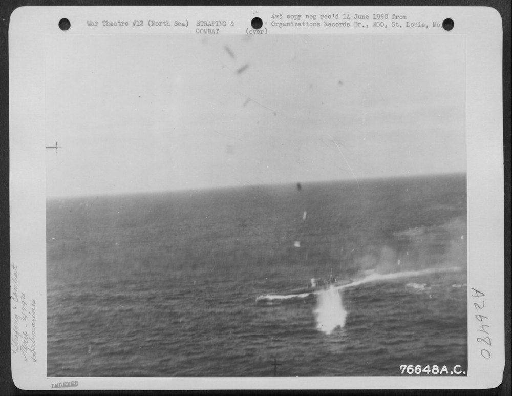 German submarine attacked in North Sea