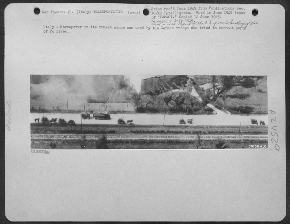 German Troops North Of Po River