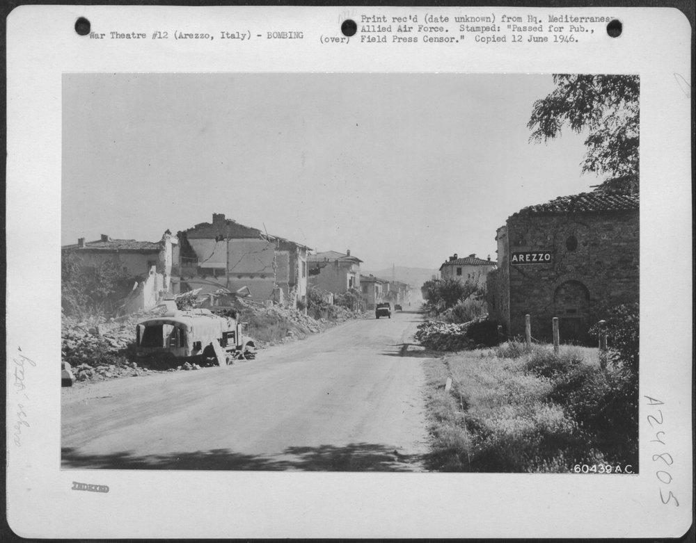 German truck in Arezzo Italy