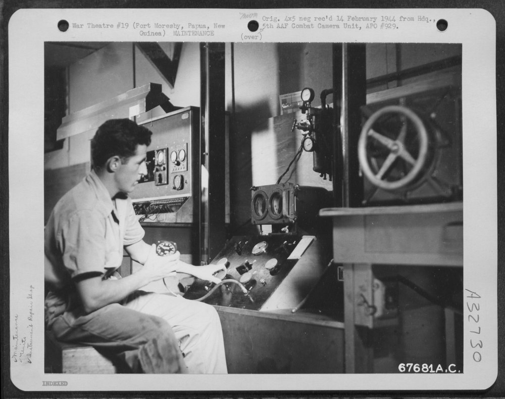 GI tests manifold pressure at Port Moresby
