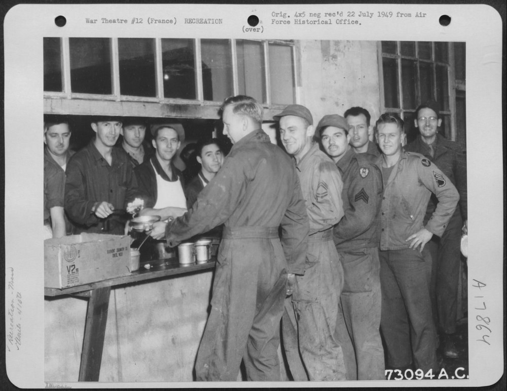 GIs at 9th Air Force Station A-58