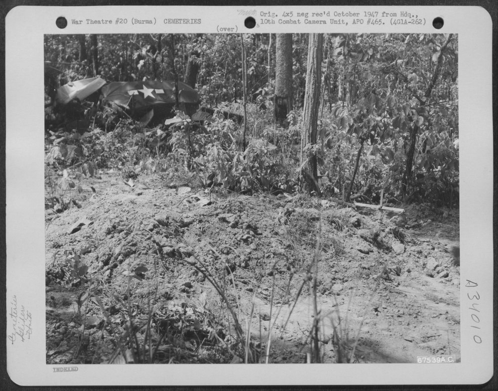 Glider troops graves in Burma