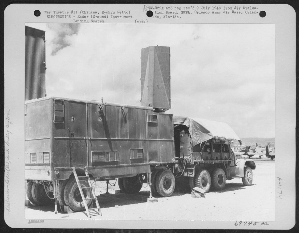Ground Control Approach Radar at Yontan Strip