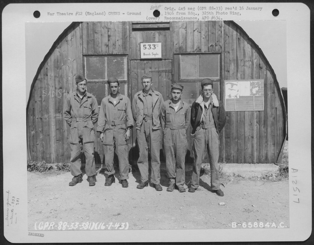 Ground Crew At 8th Air Force Base