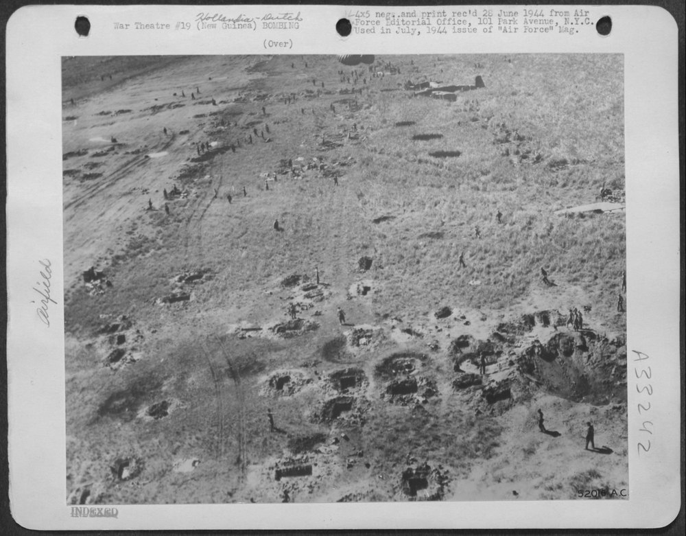 Ground forces at Hollandia airdromes