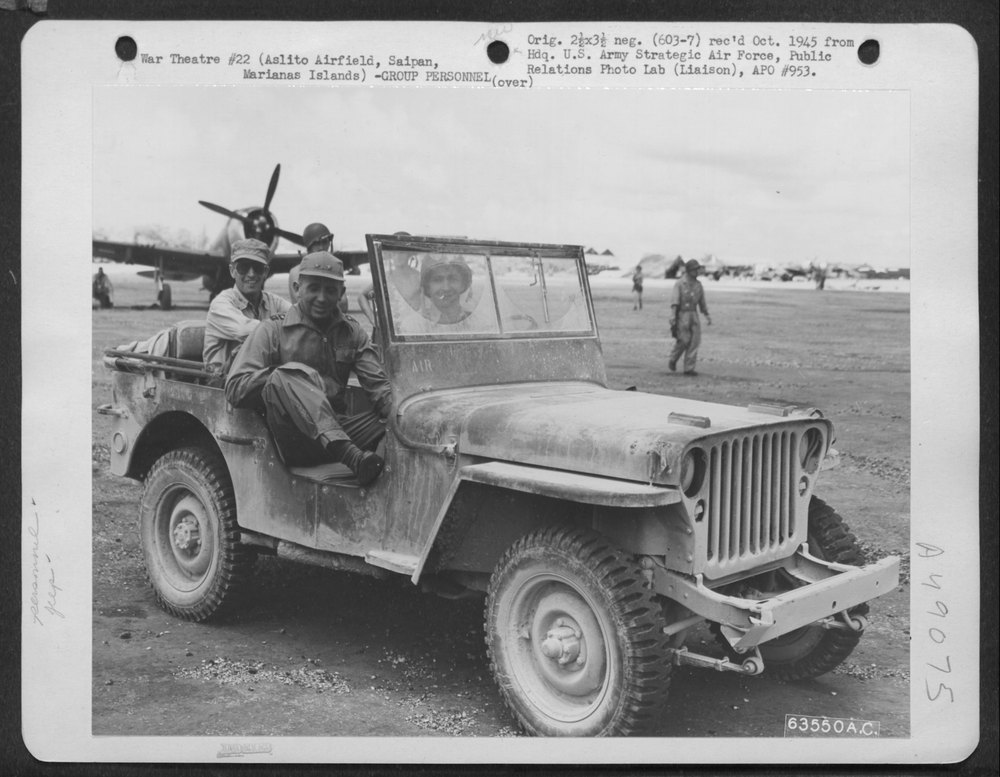 Hale and Hoover at Aslito Airfield