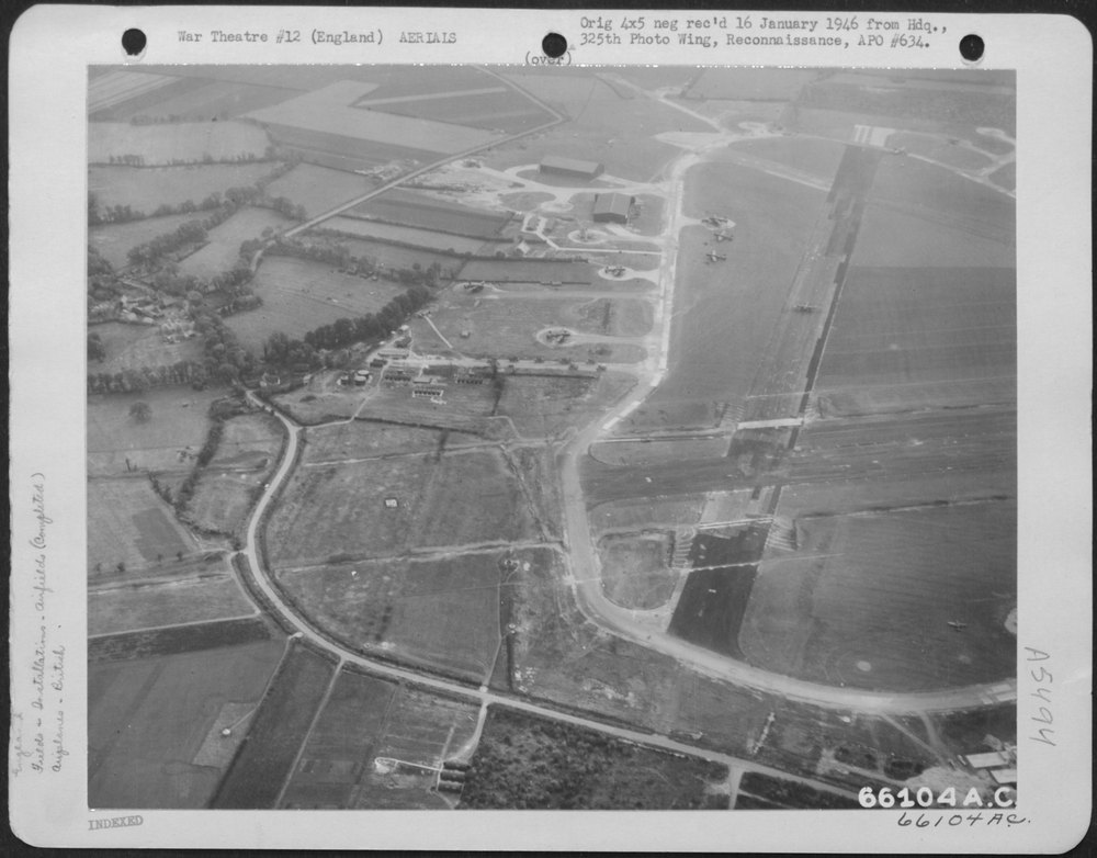 Halifax Bombers At R.A.F Base