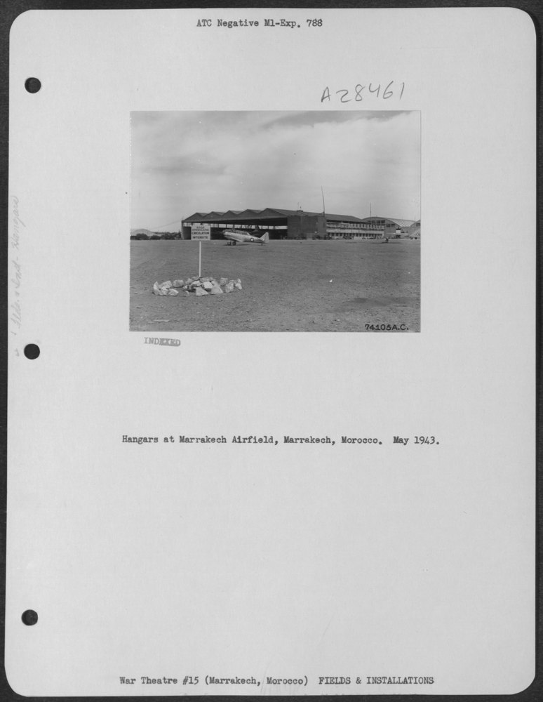 Hangars at Marrakech Airfield