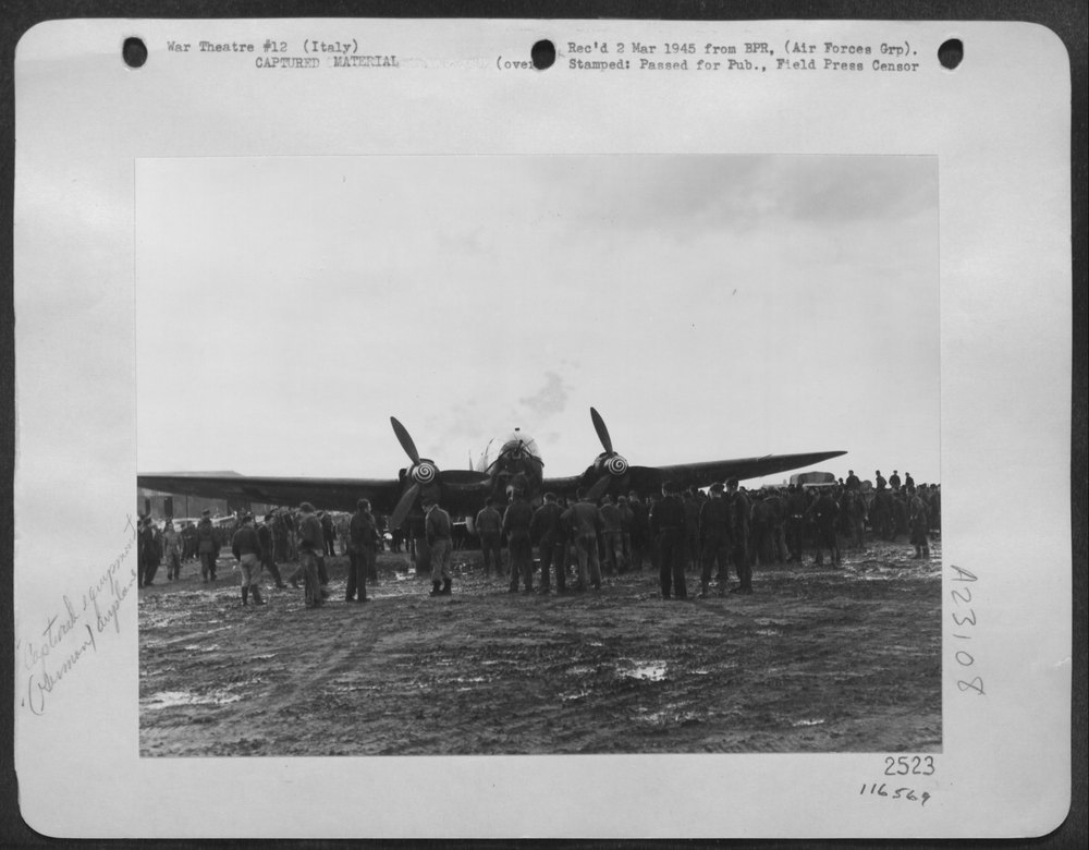 Heinkel Bomber in Italy
