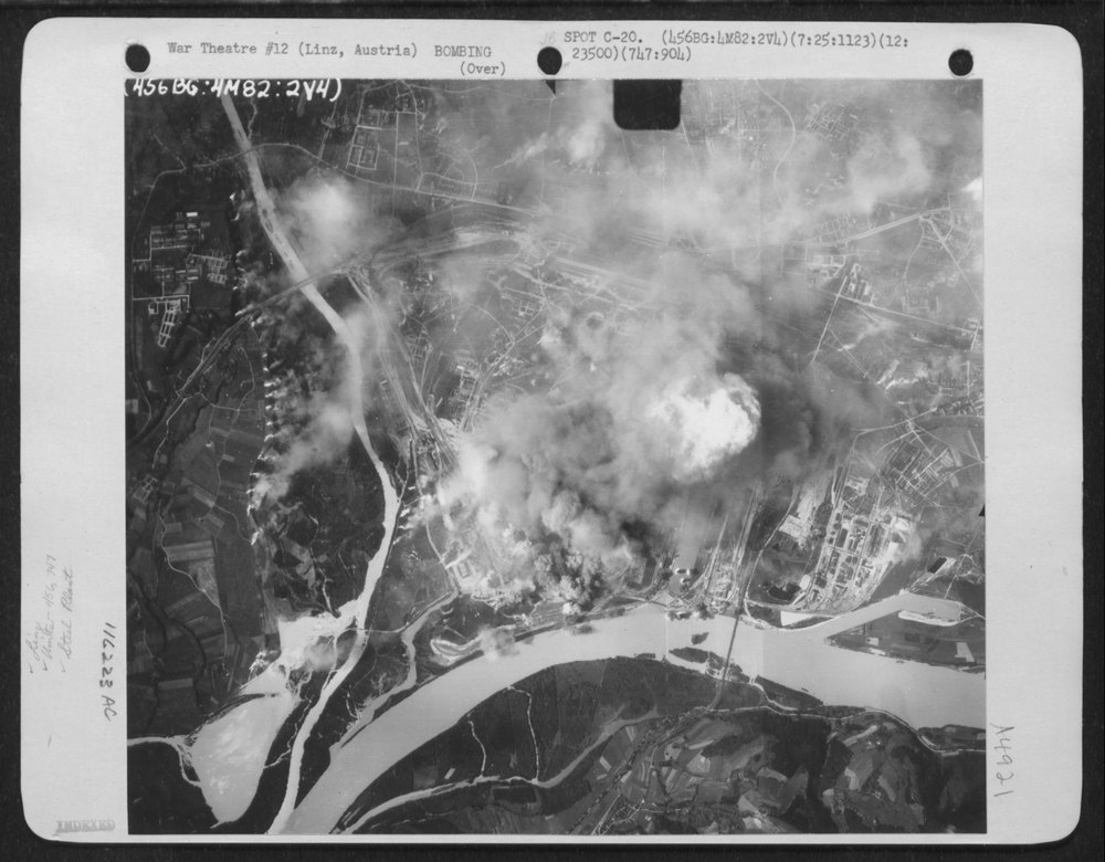 Herman Goering Steel Works bombed