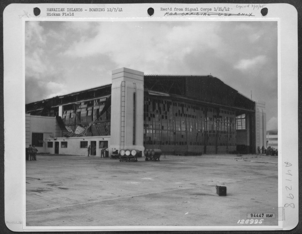 Hickam Field bombing Hawaii