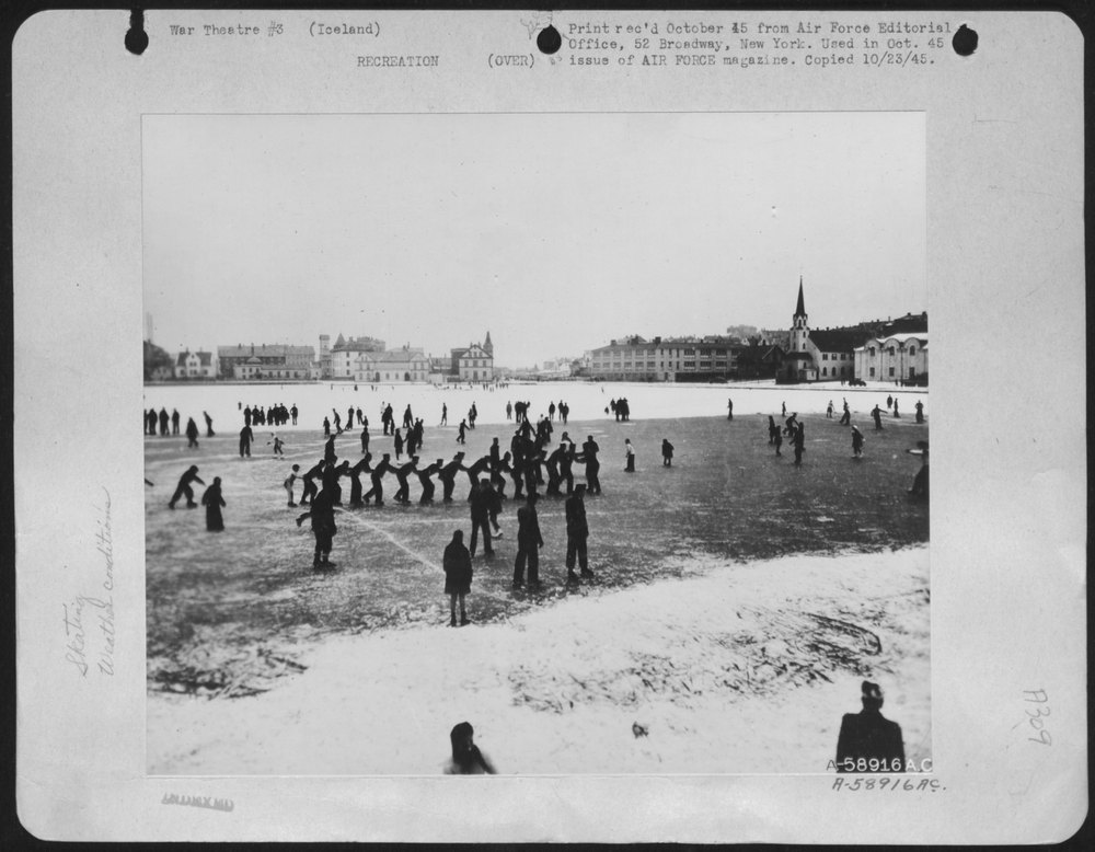 Ice Skating At Meeks Field