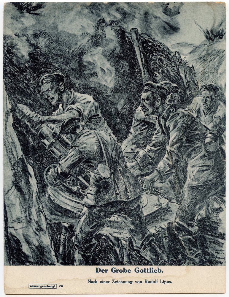 Illustration of the artillery piece known as Der Grobe Gottlieb