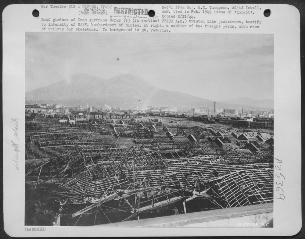 Imam Airframe Works after NAAF bombardment