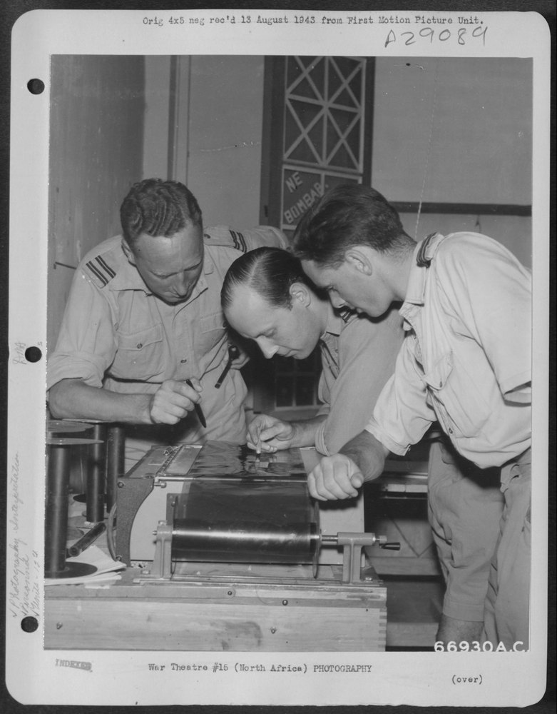 Interpreter at light table