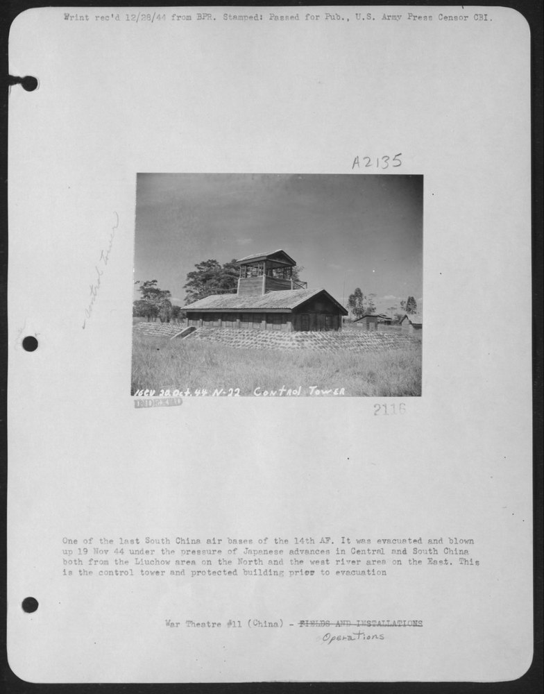 One of the Last South China Air Bases of the 14th AF