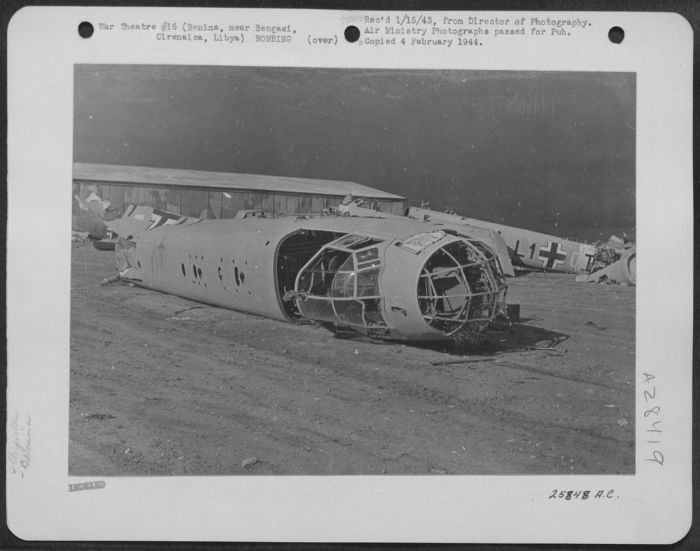 J.U. 88 bombers at Benina airfield