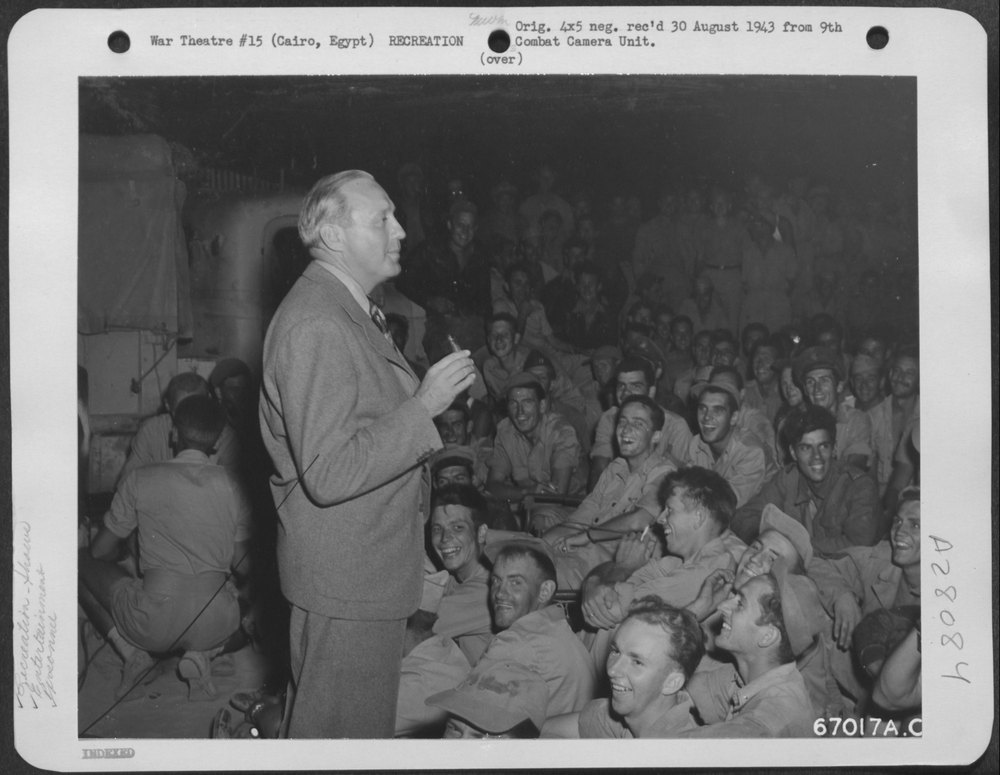 Jack Benny near Cairo