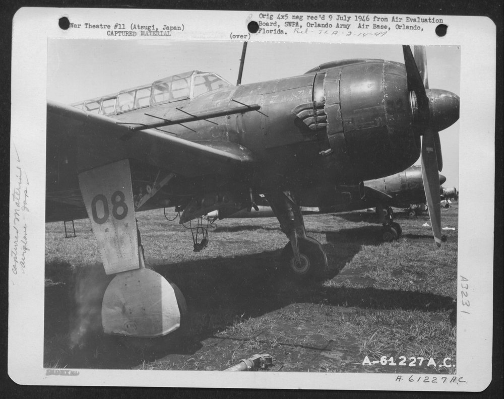 Japanese Bomber Judy At Atsugi