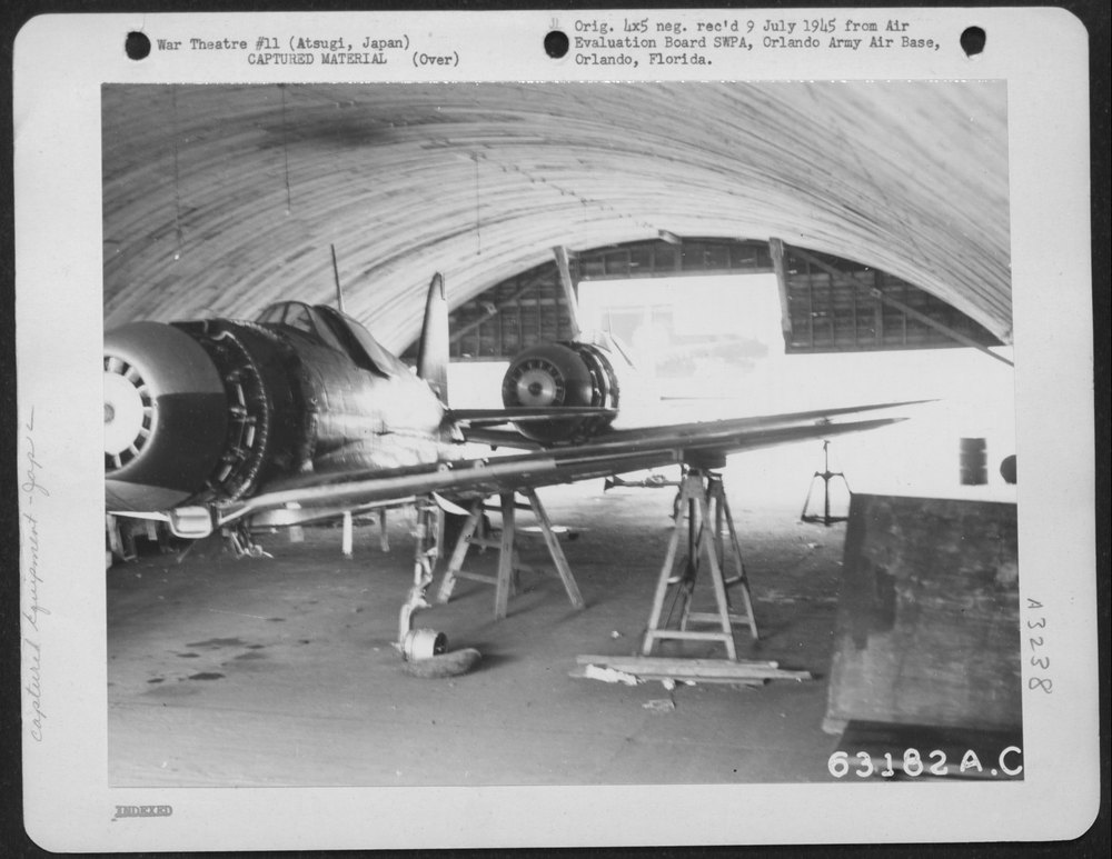 Japanese Fighter Planes At Atsugi Airdrome