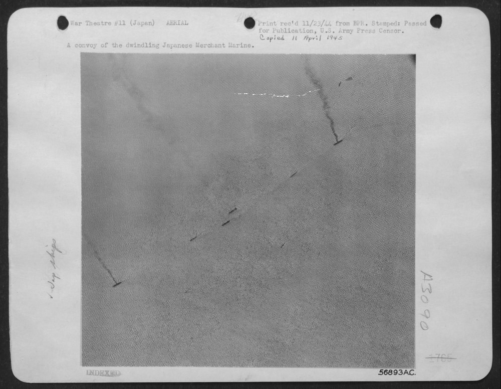 Japanese Merchant Marine convoy