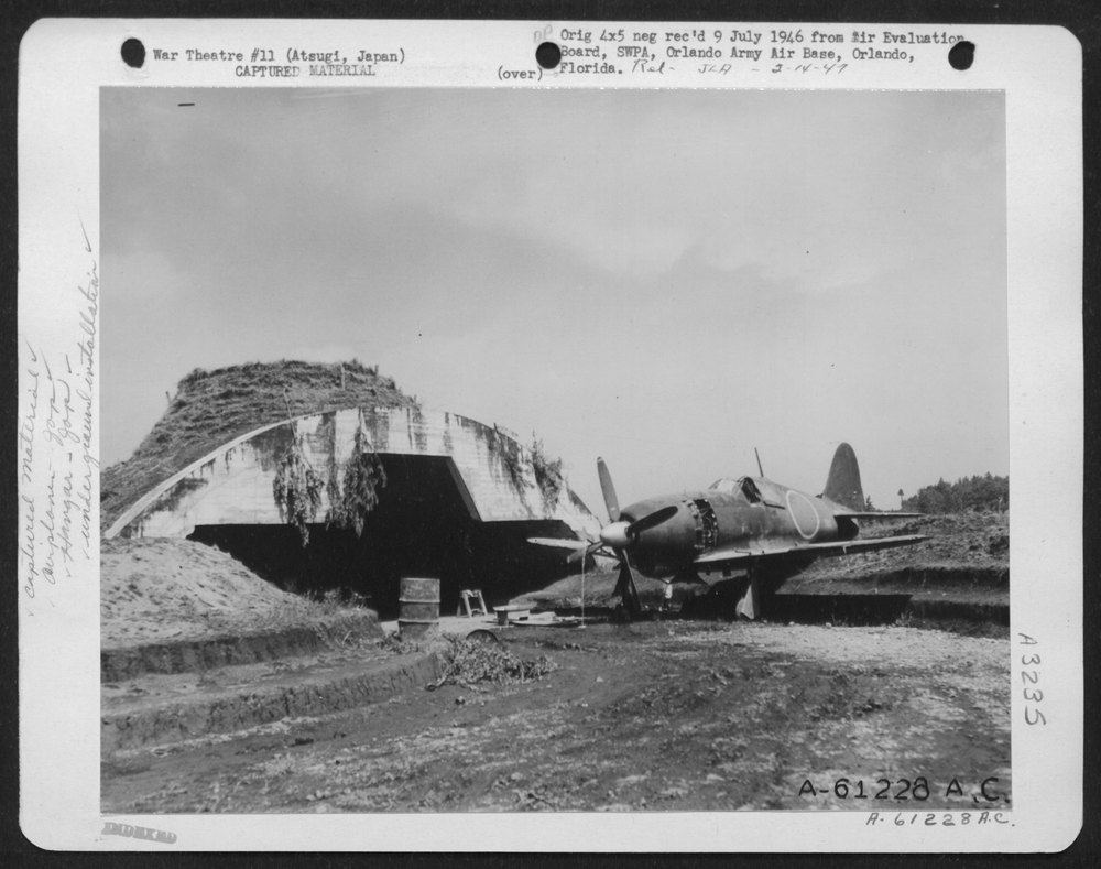 Japanese Sef Plane At Atsugi Airdrome