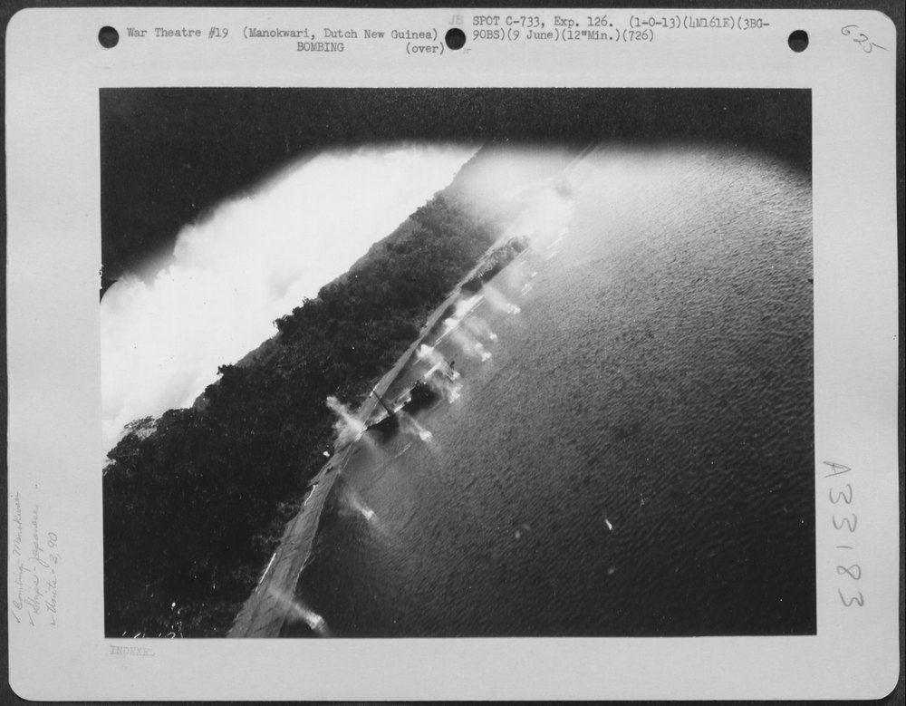 Japanese ships at Manokwari