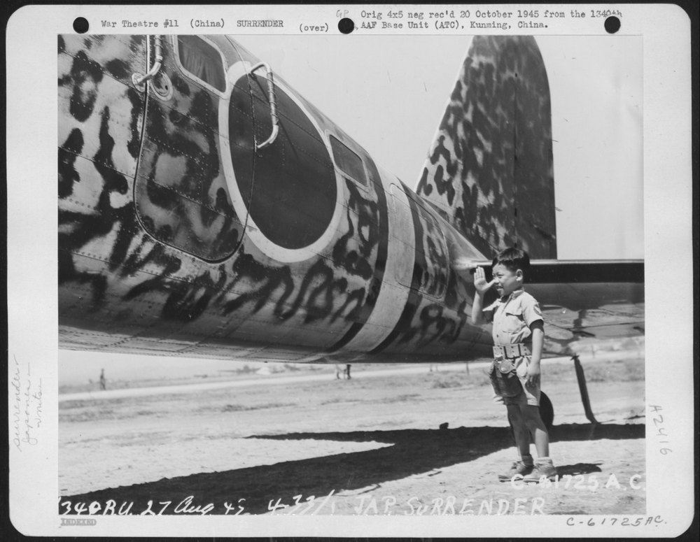 Japanese Surrender at 1340th Aaf Base Unit