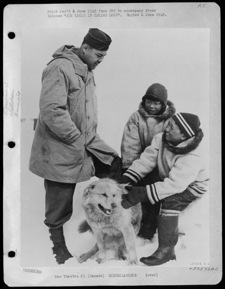 Joe Louis in Eskimo land