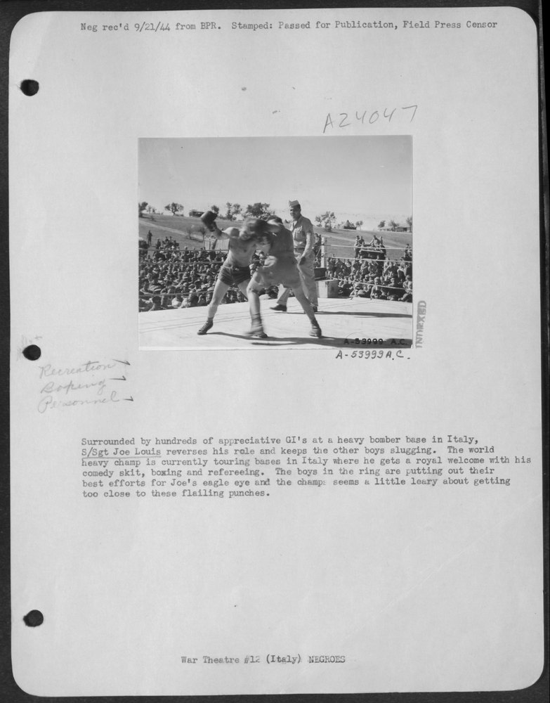 Joe Louis in Italy