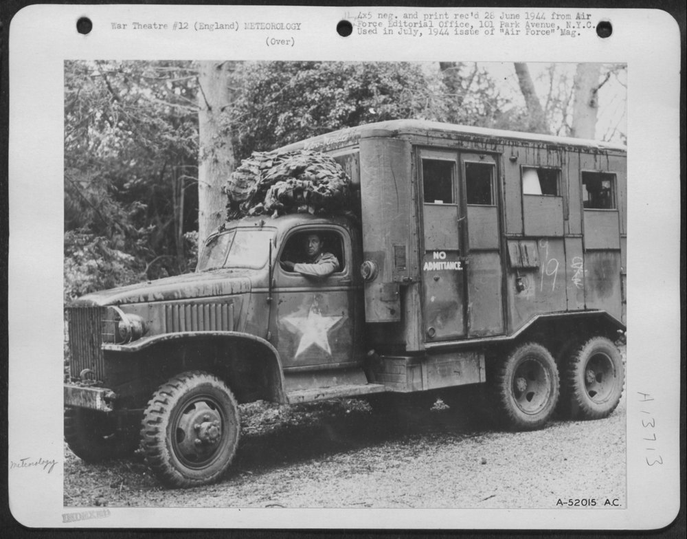 K-53 Mobile Meterorological Stations with 9th Air Force