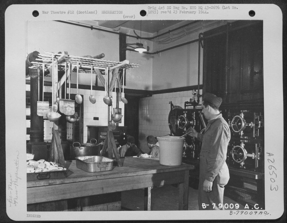 Kitchen at Air Transport Command HQ