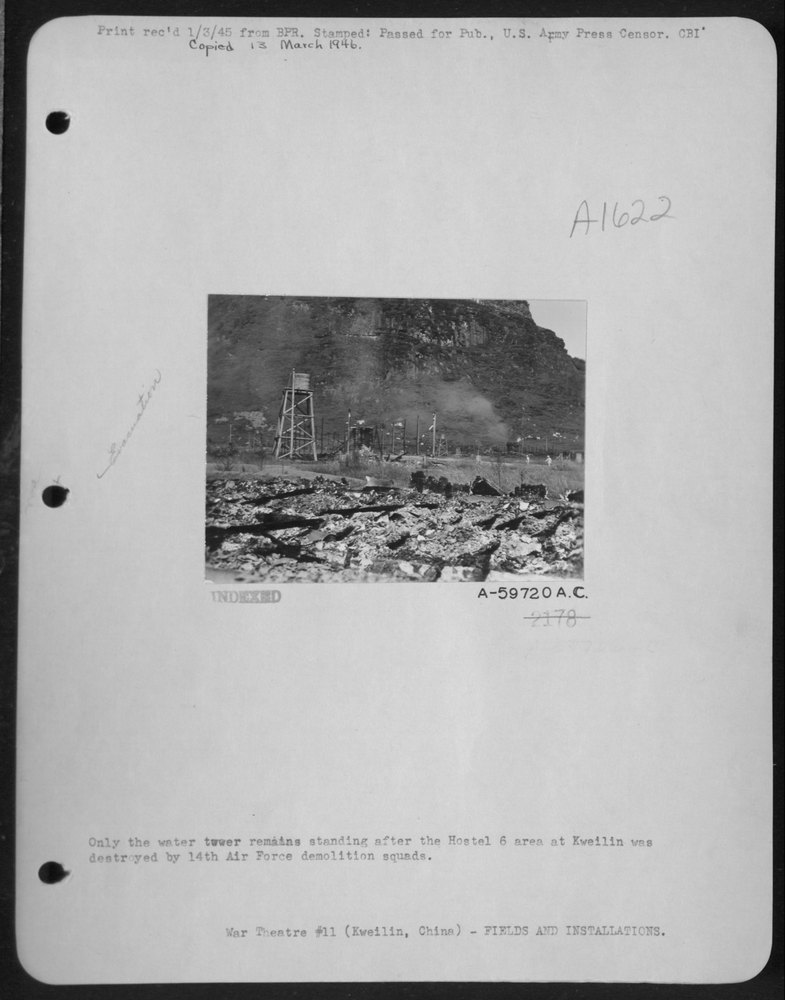 Kweilin Hostel 6 destroyed