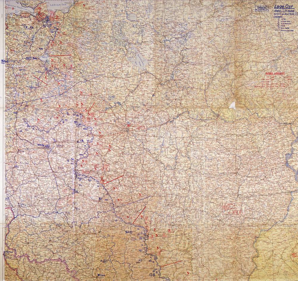 Lage Ost - 1 October 1942, North–Center sheet