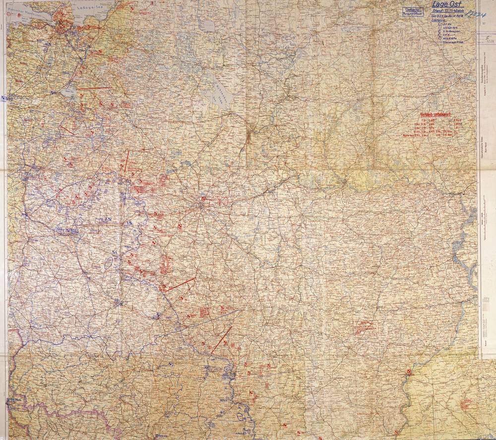 Lage Ost - 13 November 1942, North–Center sheet